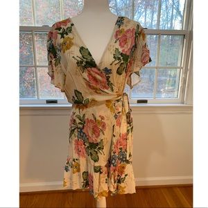 Auguste Delilah Frill Wrap Mini Dress in Delilah